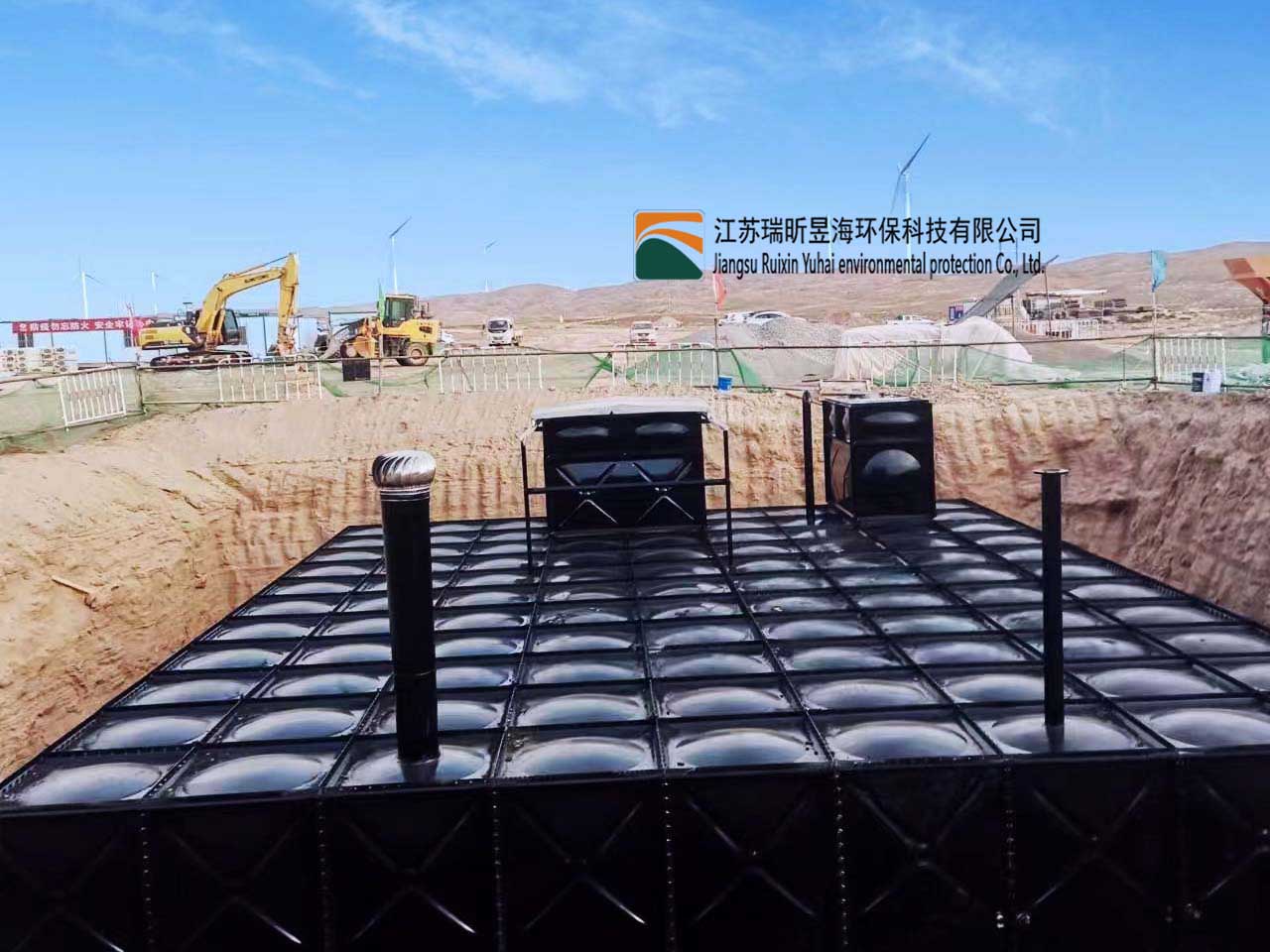 甘肅某鎮地埋消防水箱